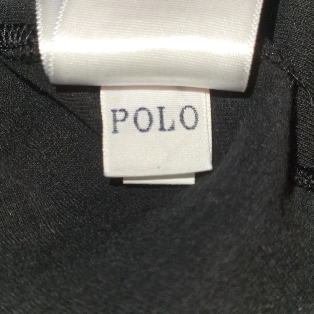 Polo Ralph Lauren Performance Quarter Zip Pullover Mens Large Black Mock Neck